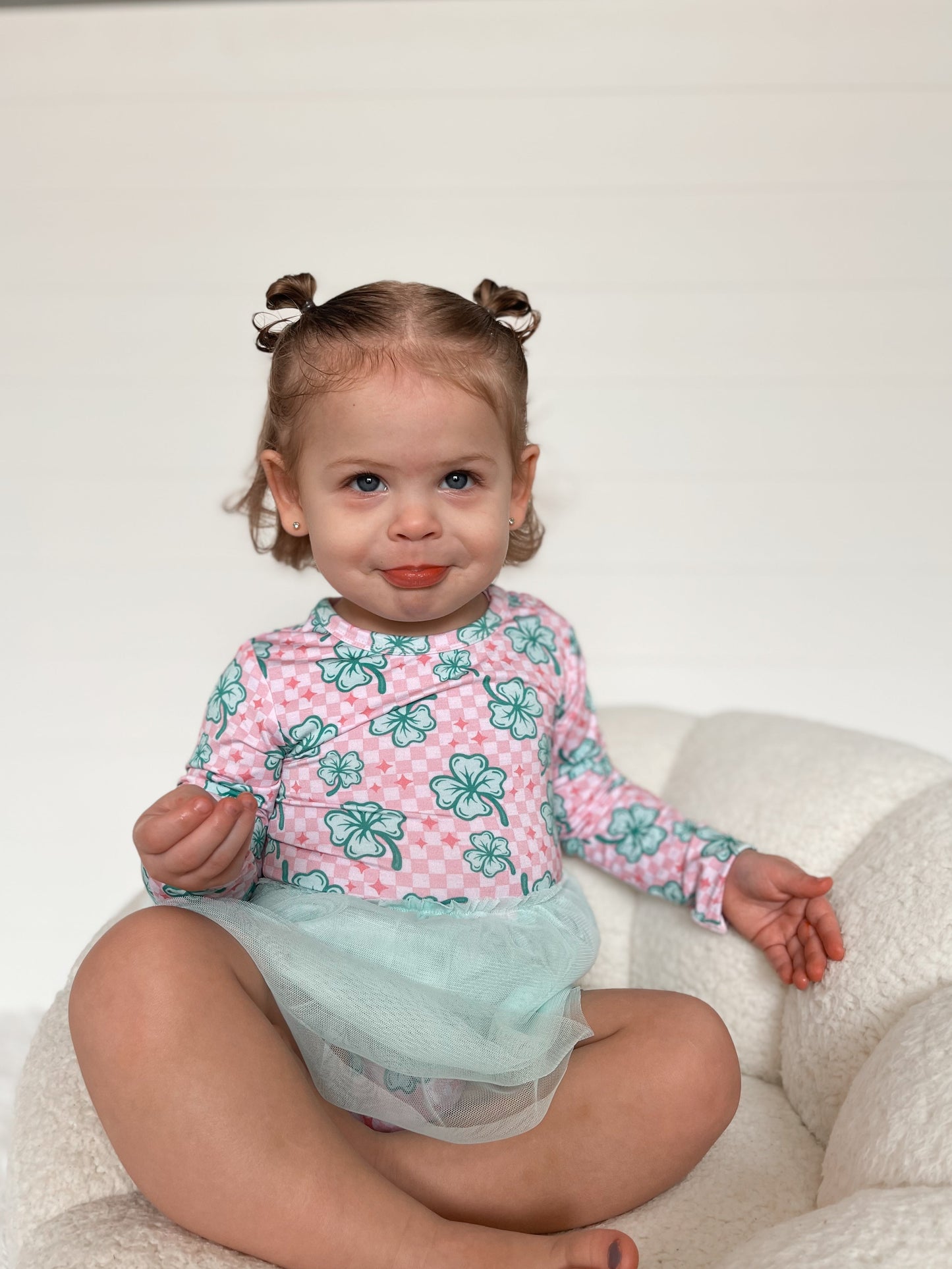 LITTLE MISS SHAMROCK DREAM TUTU BODYSUIT DRESS