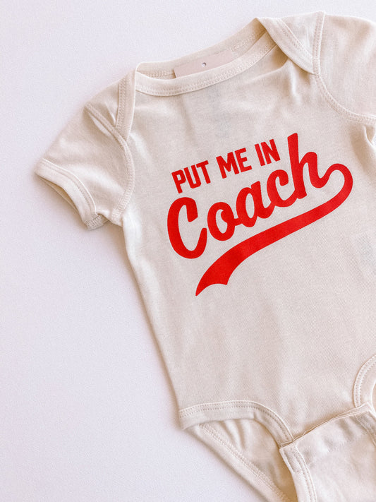 put me in coach onesie