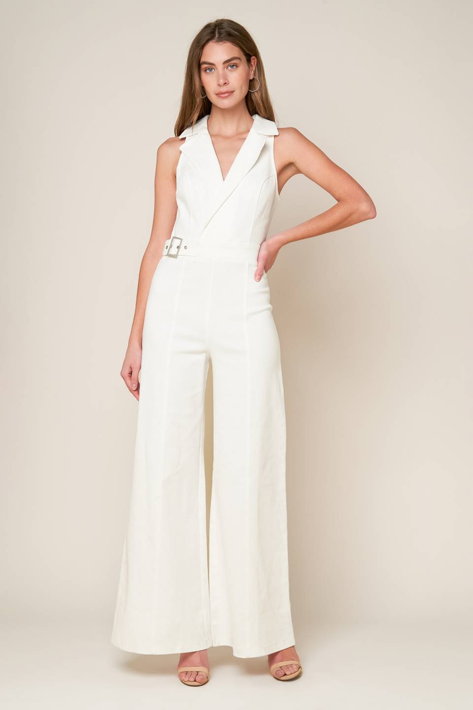 SHOPPING AROUND WOVEN JUMPSUIT