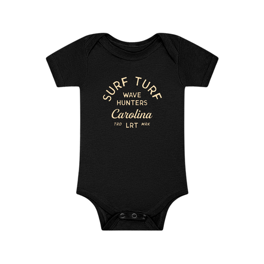 THE WAVE HUNTER ONESIE - BLACK