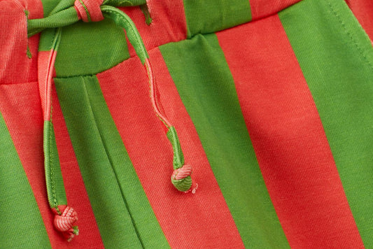 Striped Tencel™ Shorts - Pink/Green