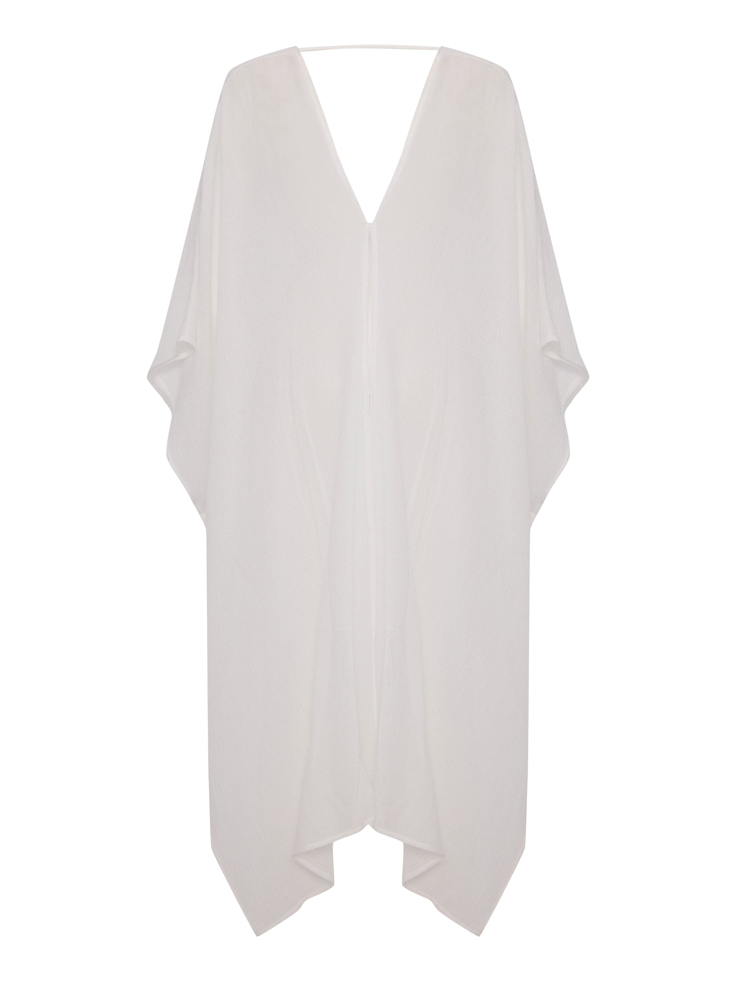 Bodrum Ties Kaftan - White