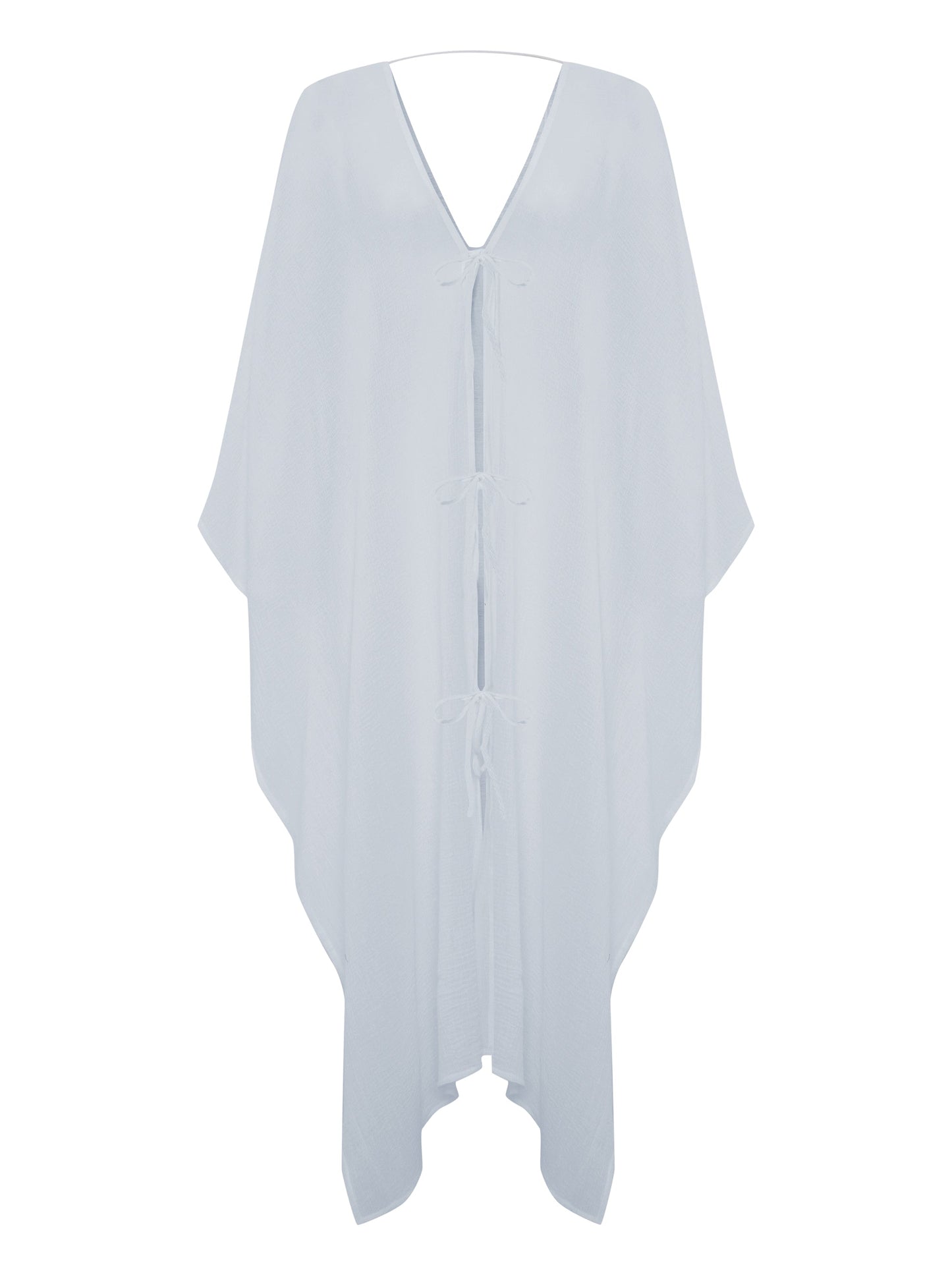 Bodrum Ties Kaftan - Baby Blue