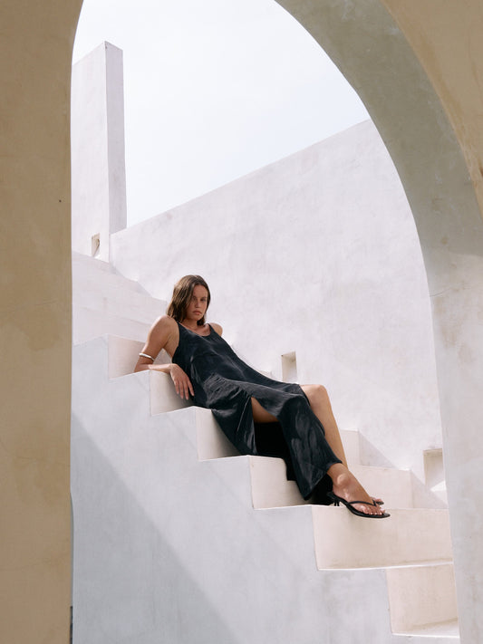 Lucid Midnight Maxi Dress - Black