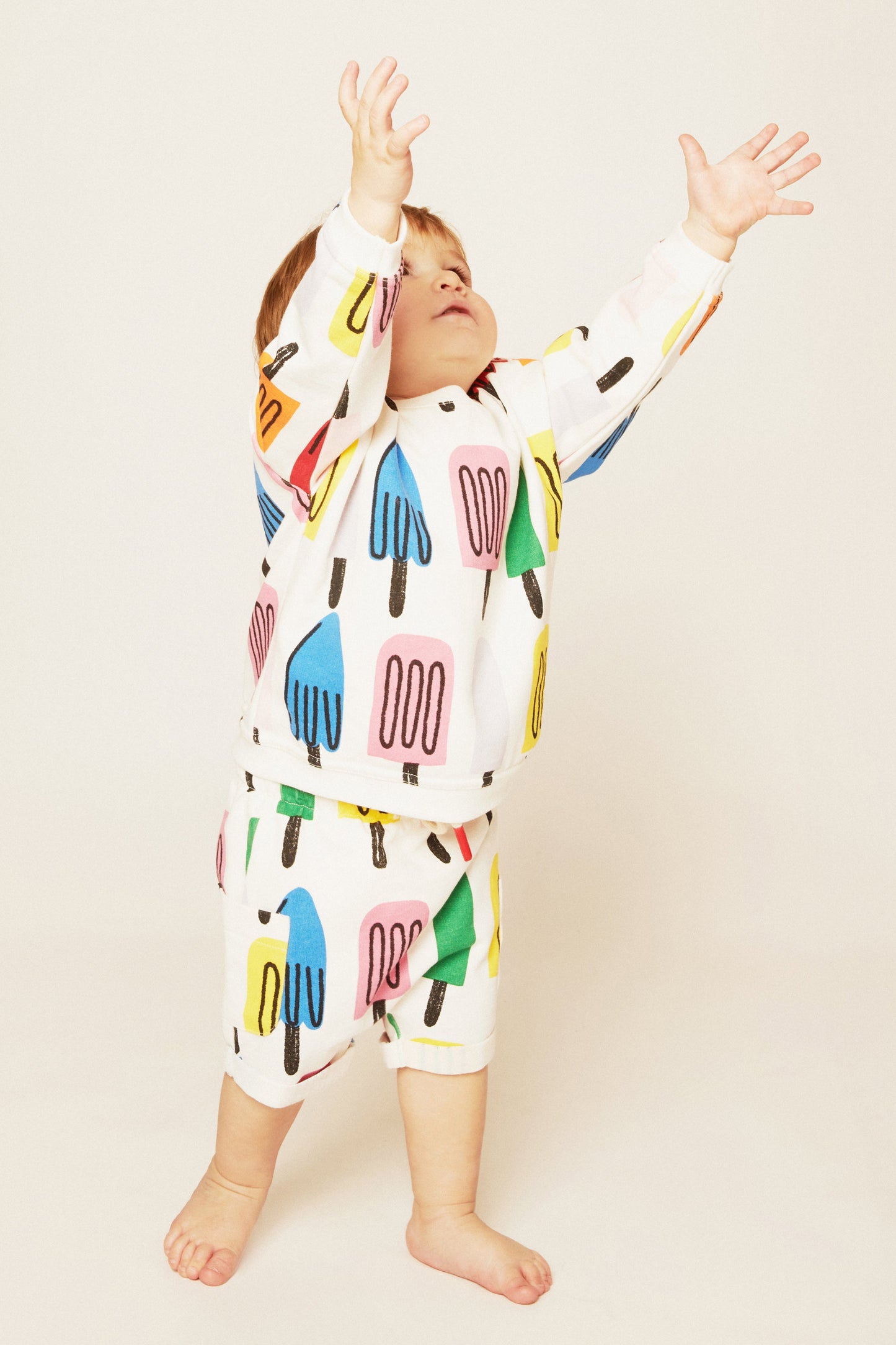 Recycled Cotton Ice Pop Baby Sweatshirt