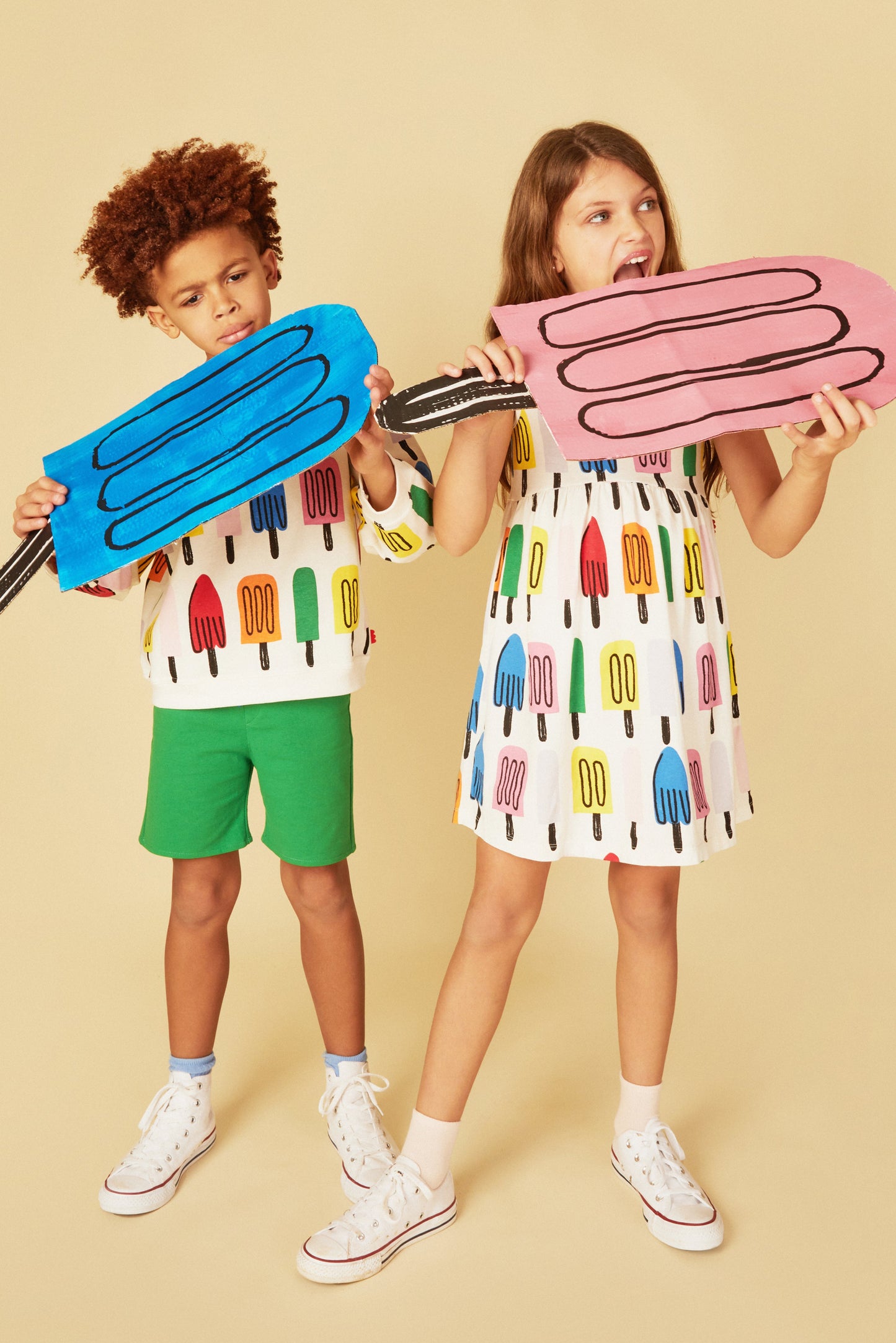 Recycled Cotton Ice Pop Kid Sweatshirt