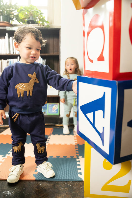 Recycled Cotton Fawn Sweatshirt