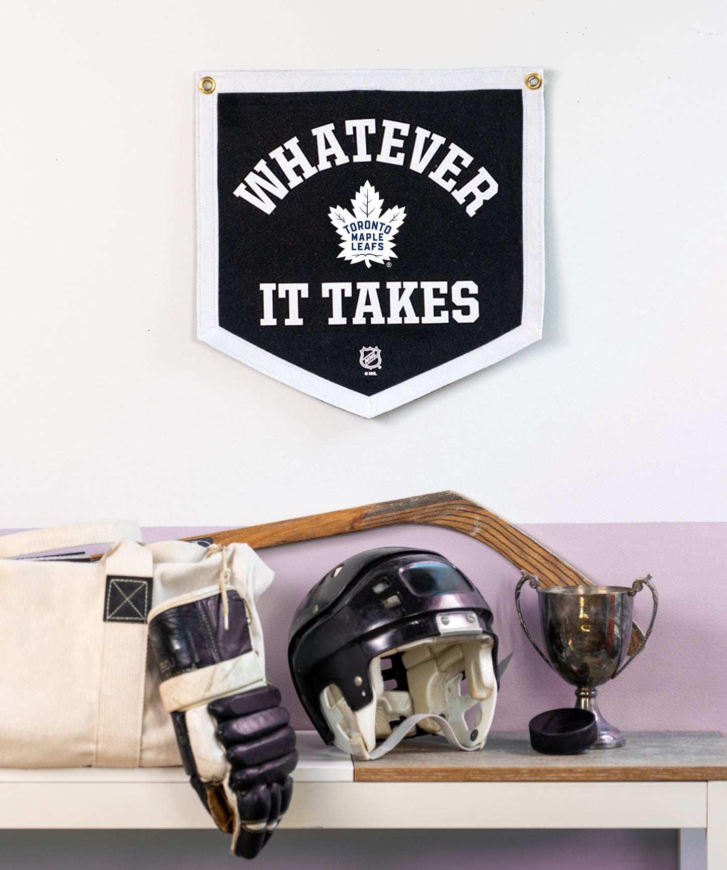 Customizable NHL Whatever It Takes Camp Flag • NHL x Oxford Pennant