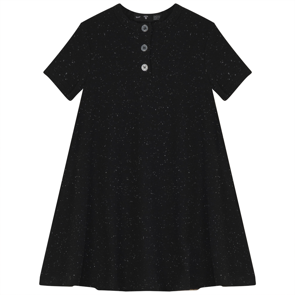 Speckled Rib Girl's Henly Dress