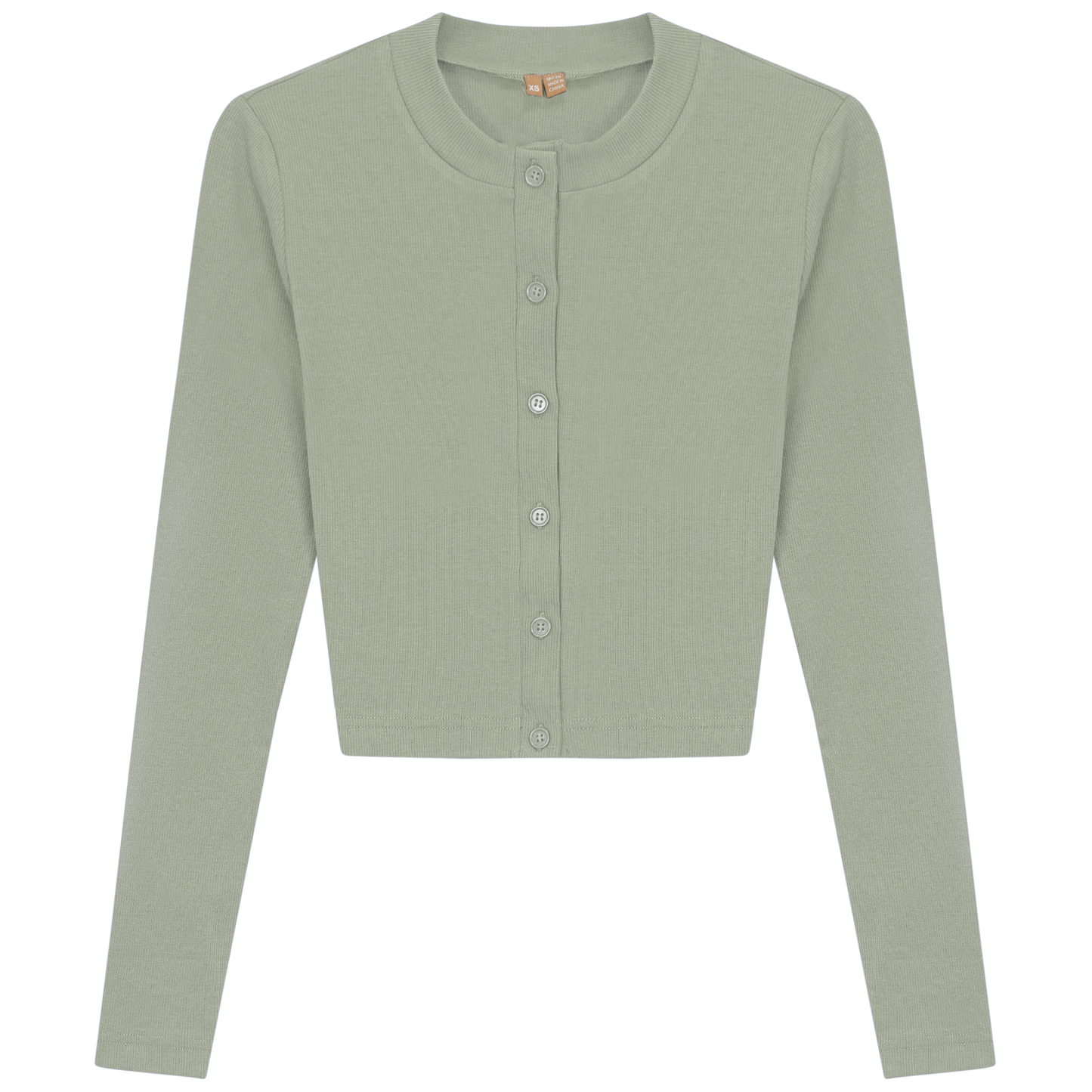 Ribbed Cropped Cardigan