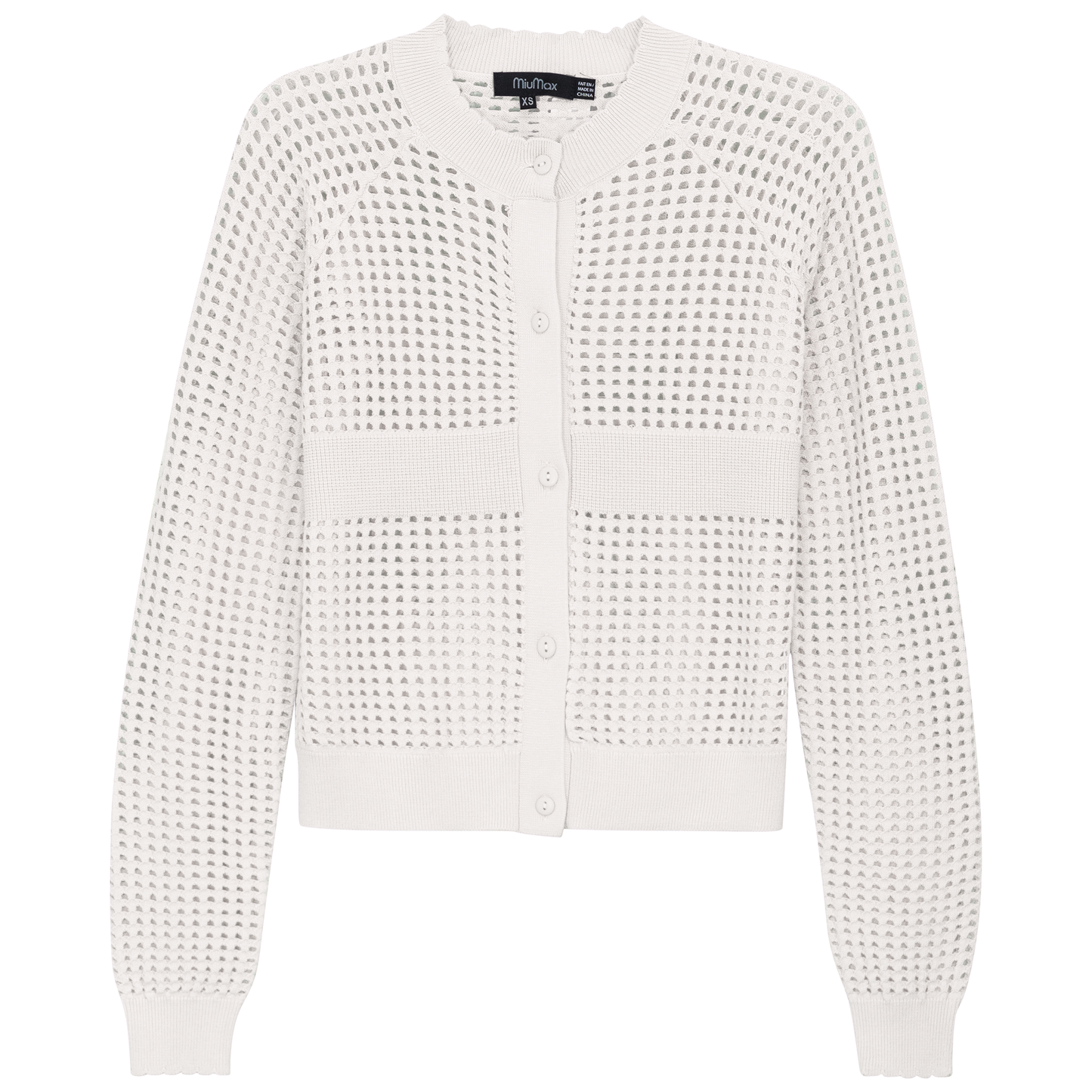 Cropped Crochet Cardigan