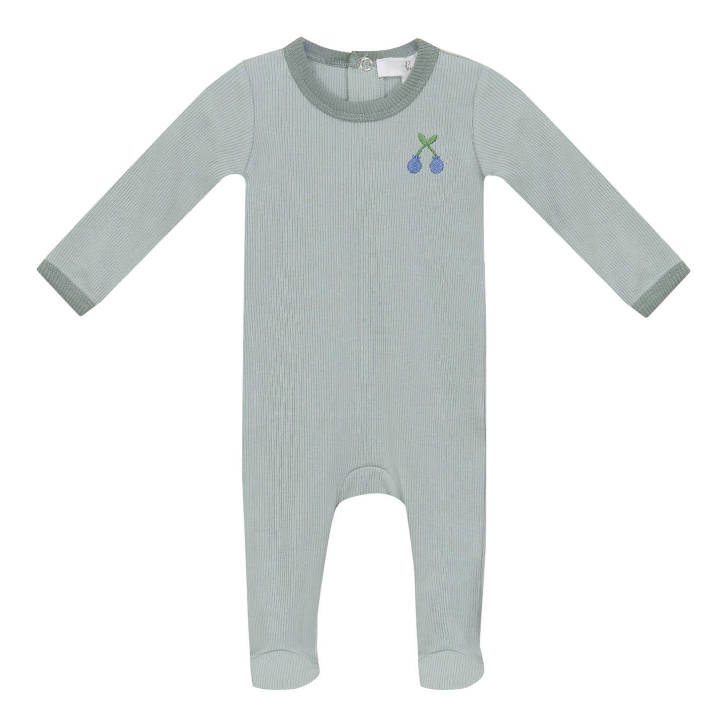 Cherry Print Rib Onesie