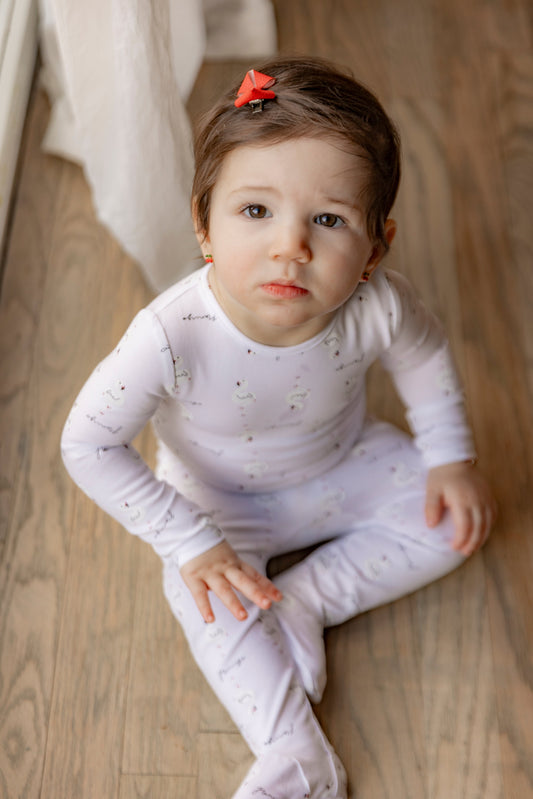 Flamingo Print Onesie