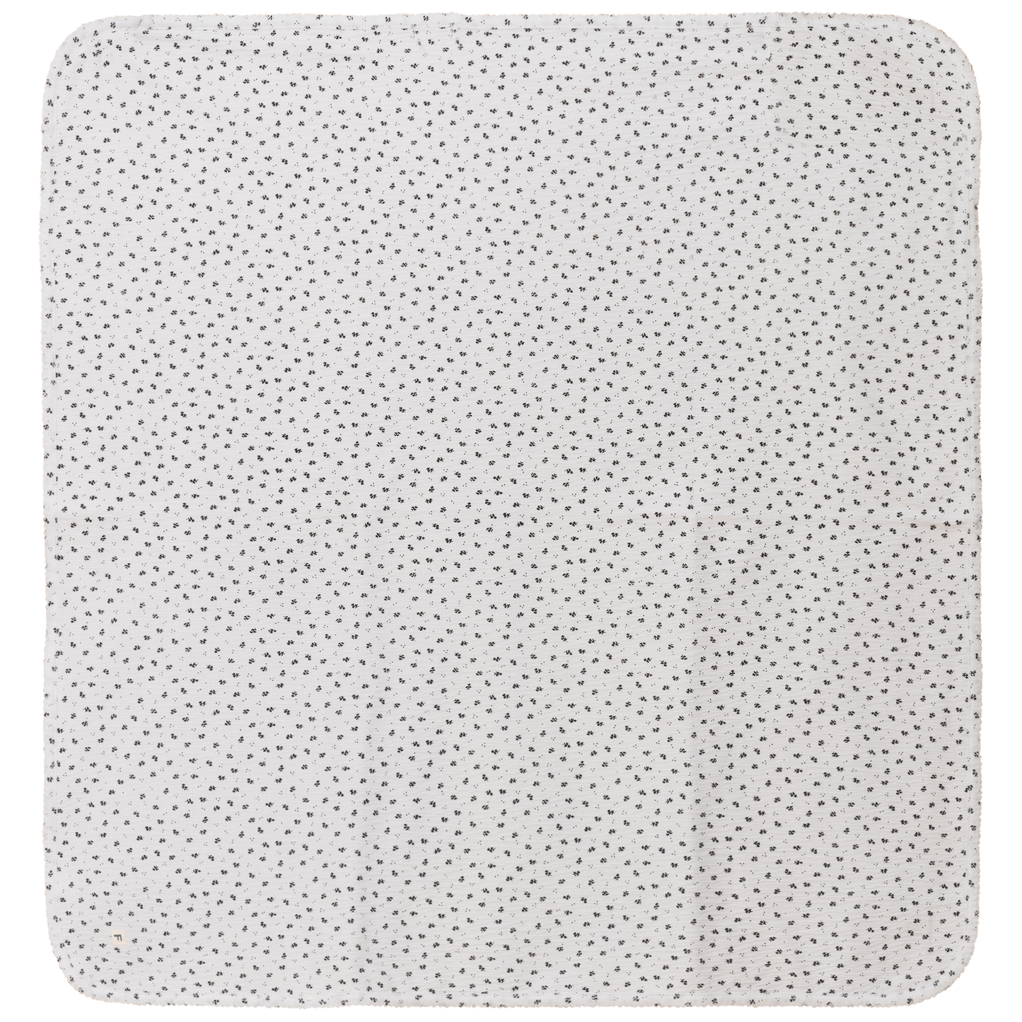 Crinkle Flower Print Blanket