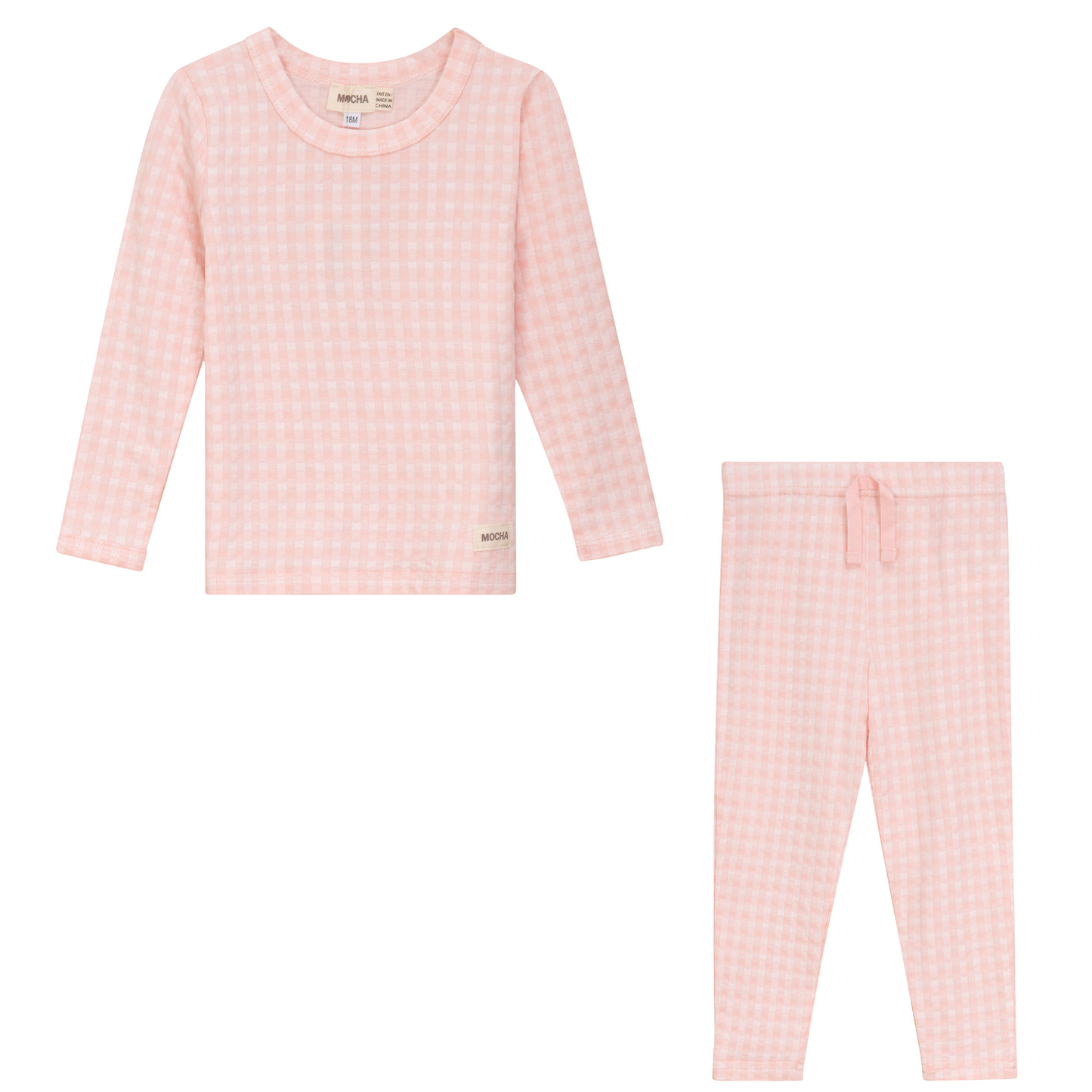 Plaid Stretch 2Pc Set