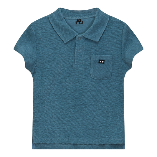 Textured Terry Polo