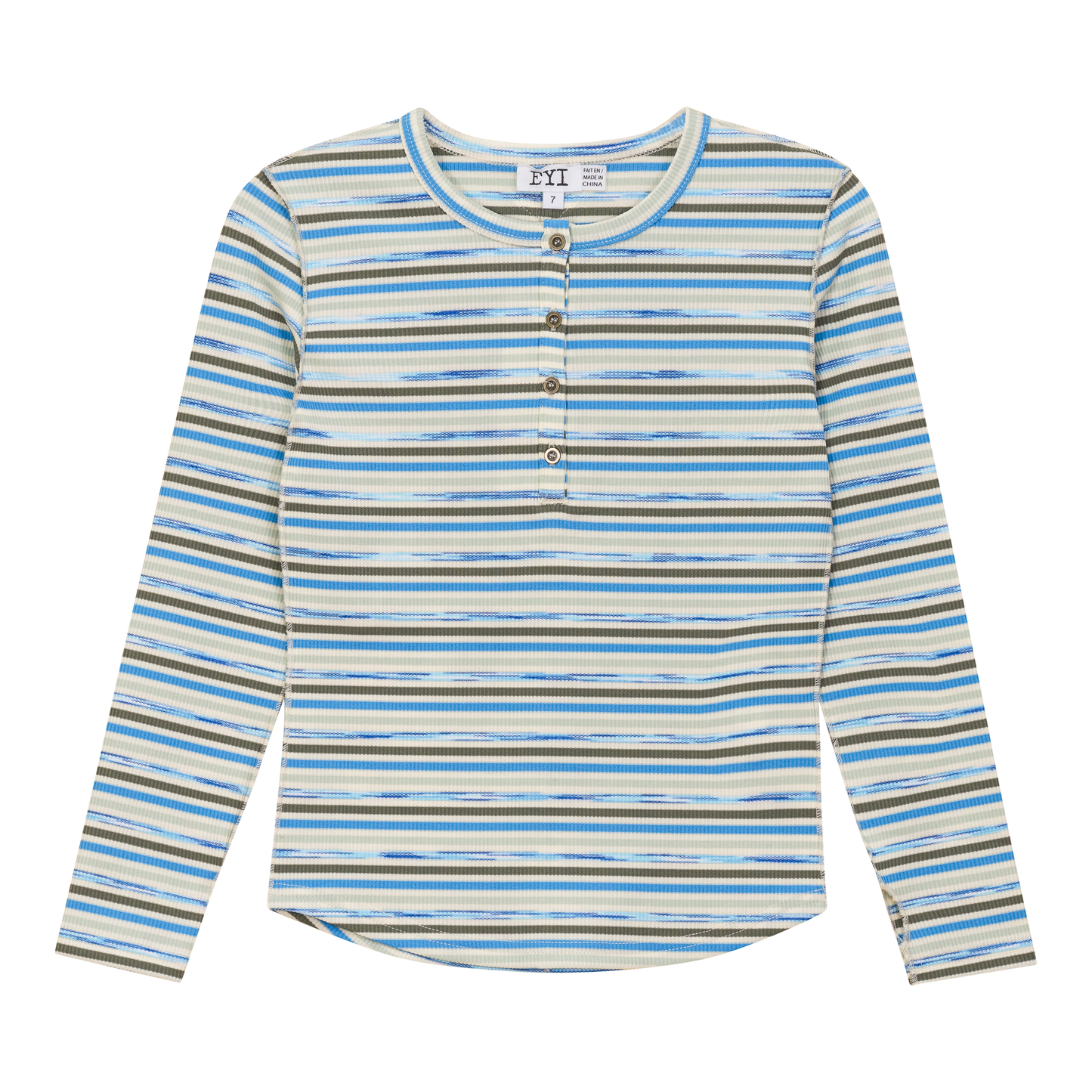 Multi Stripe Rib Top