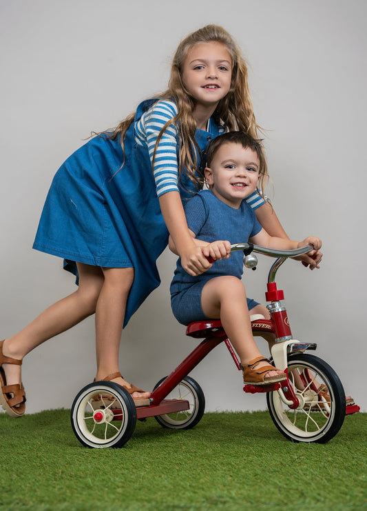 Distressed Shorts Set