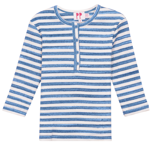 Stripped Henley Tshirt