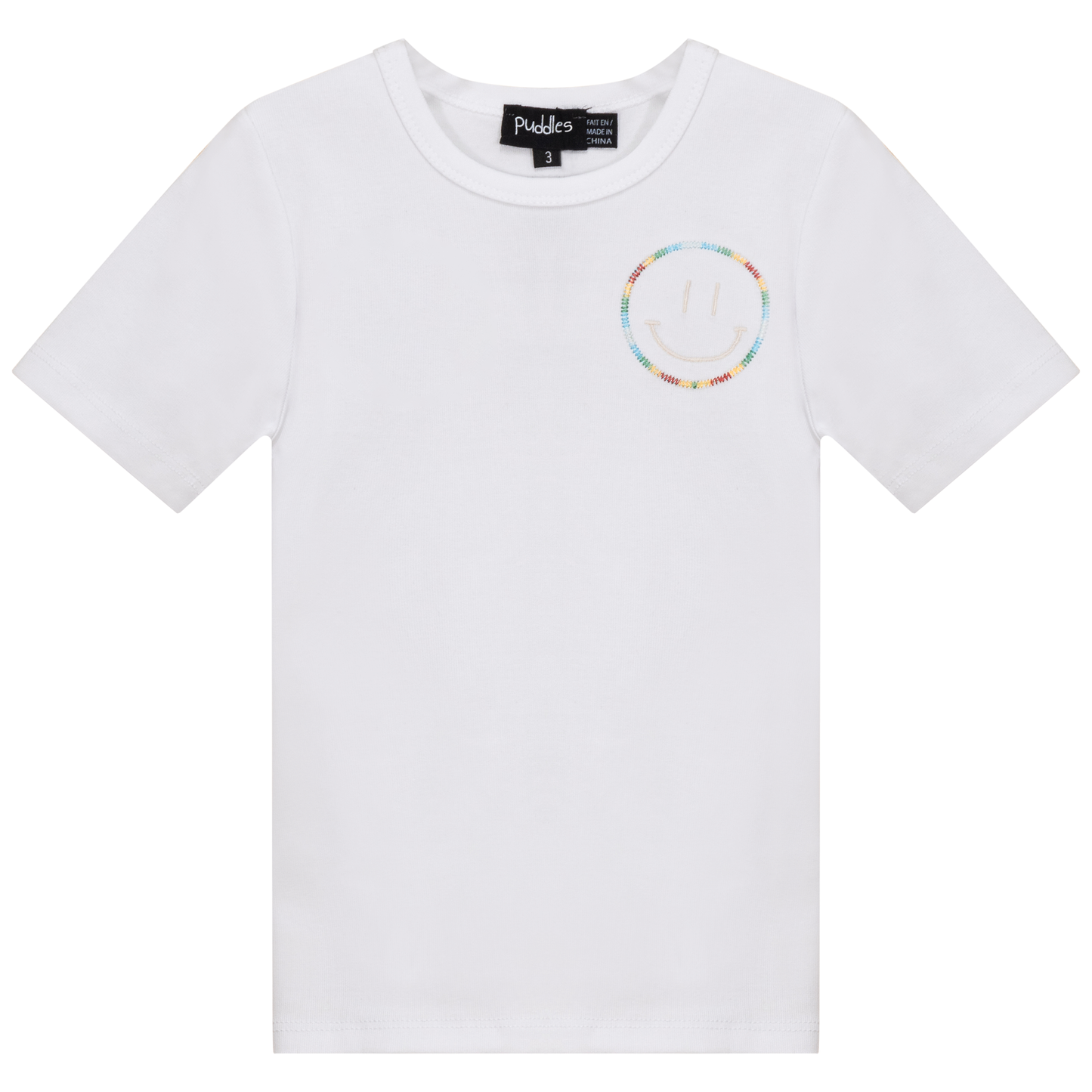 Smiley Embroidered T-Shirt