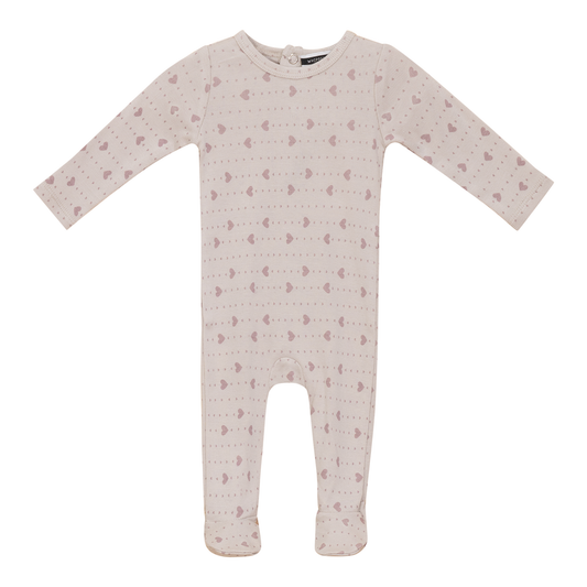 Star and Heart Print Onesie