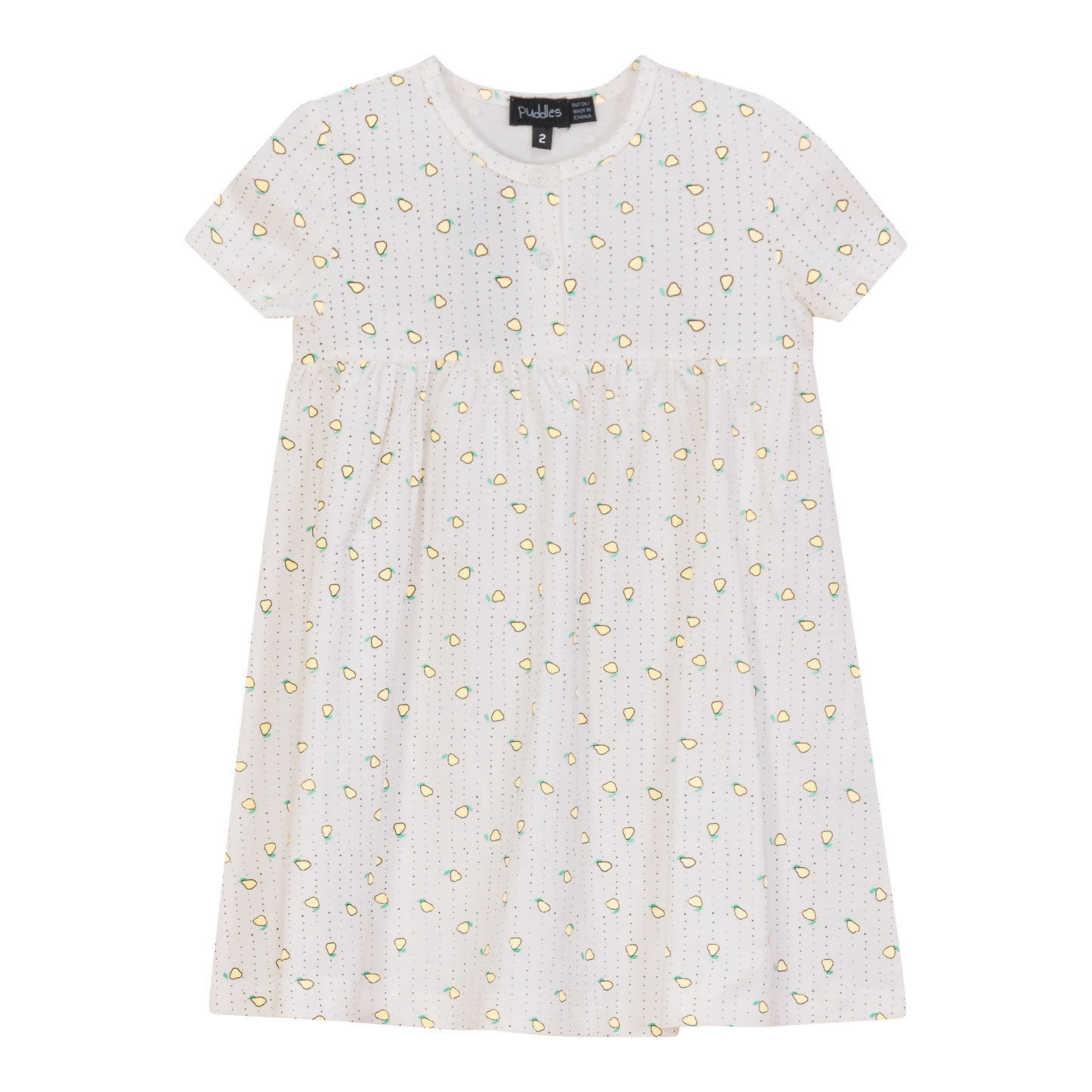 Strawberry and Pear Printed Dress