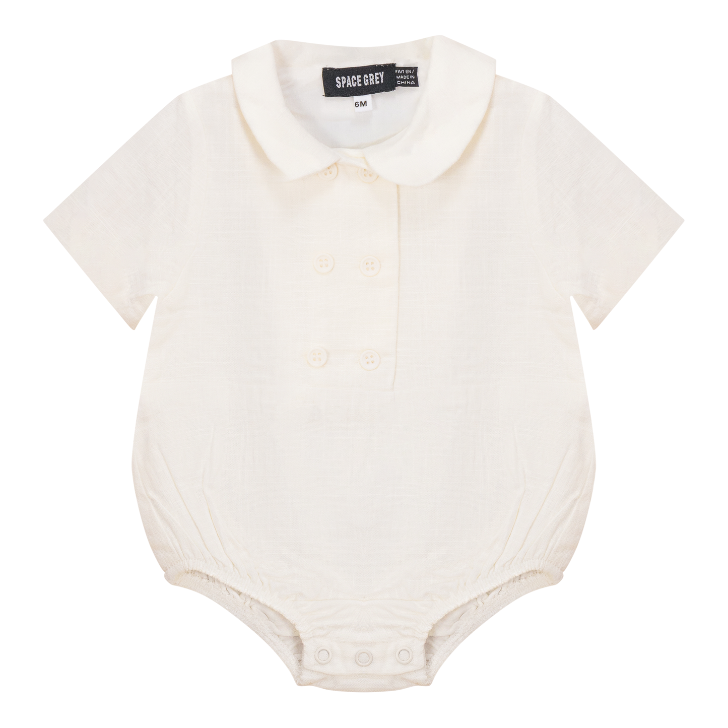 Woven Buttoned Romper