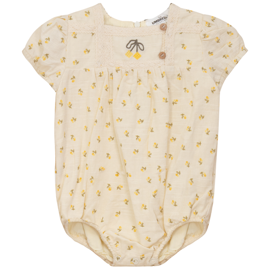 Cherry Printed Linen Bubble