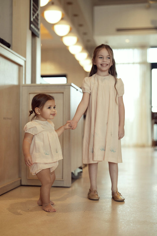 Cotton Floral Embroidered 2Pc Set