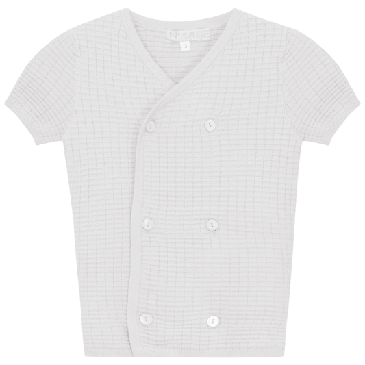 Knitted Double Breasted Top