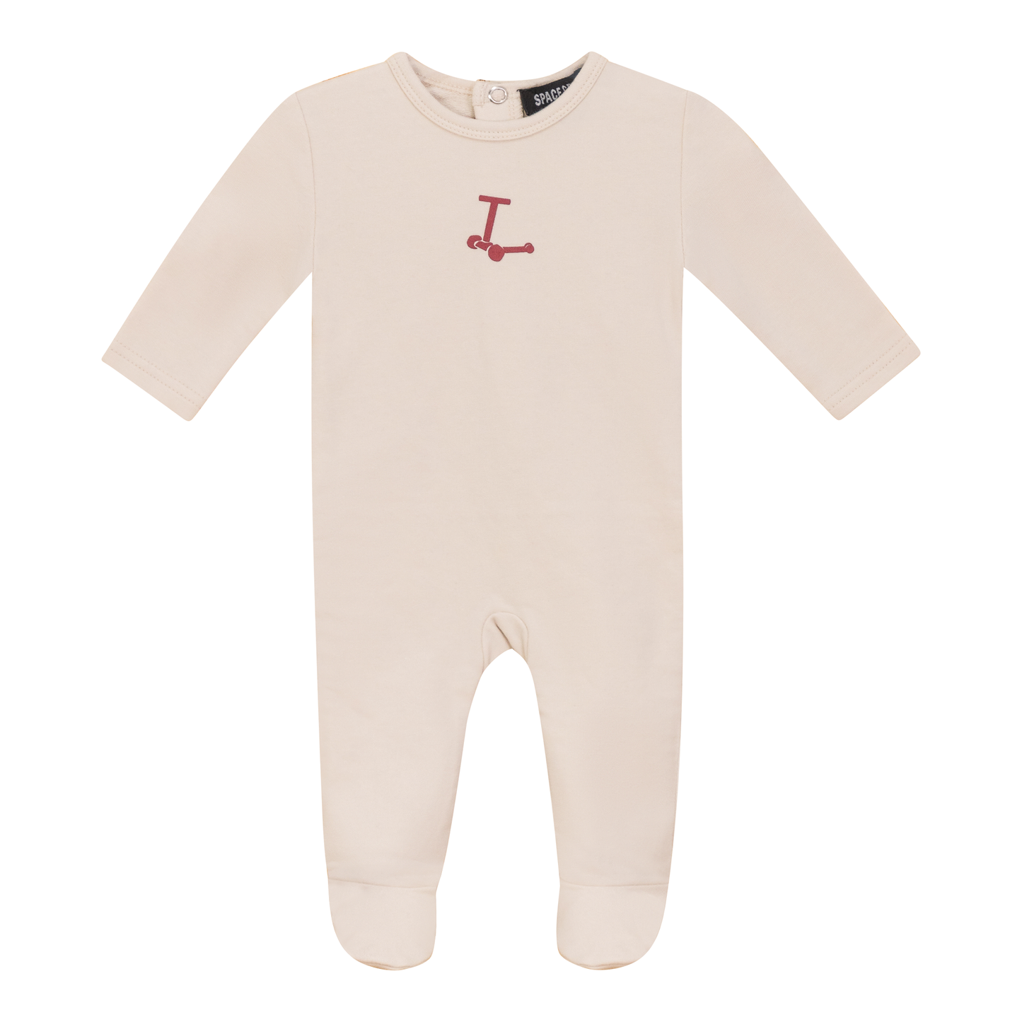 Scooter and Tulip Print Onesie