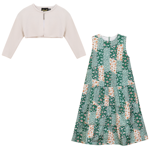 Floral Patchwork 2Pc Set