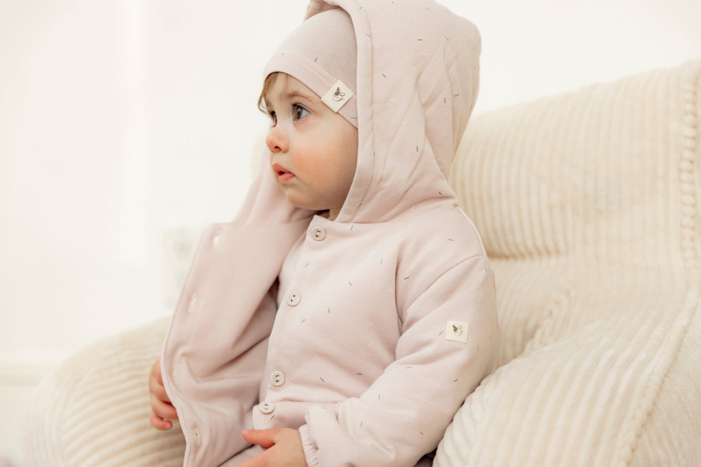 Sprinkle Print Onesie and Hat