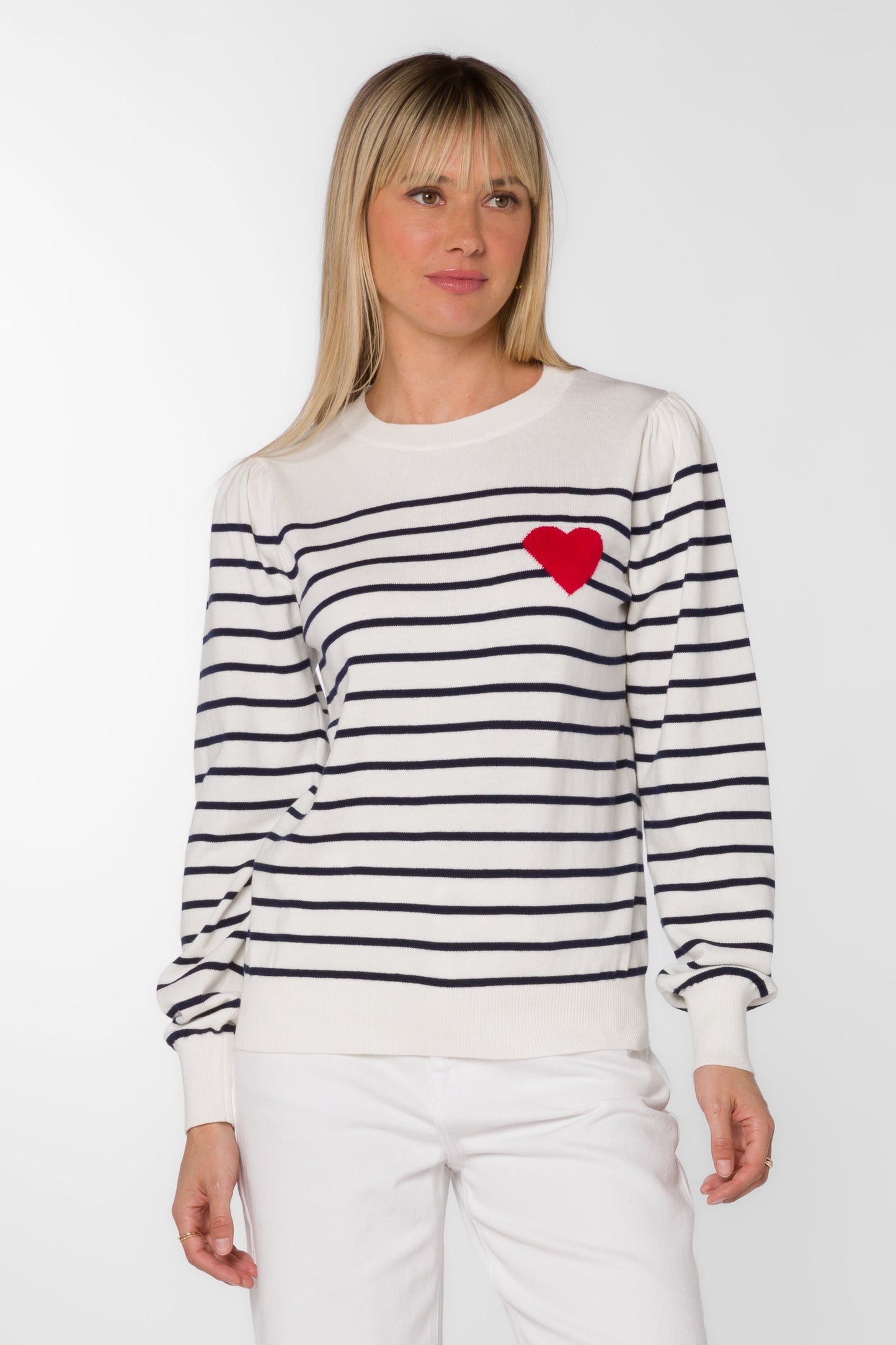 SERISSA NAVY STRIPE SWEATER