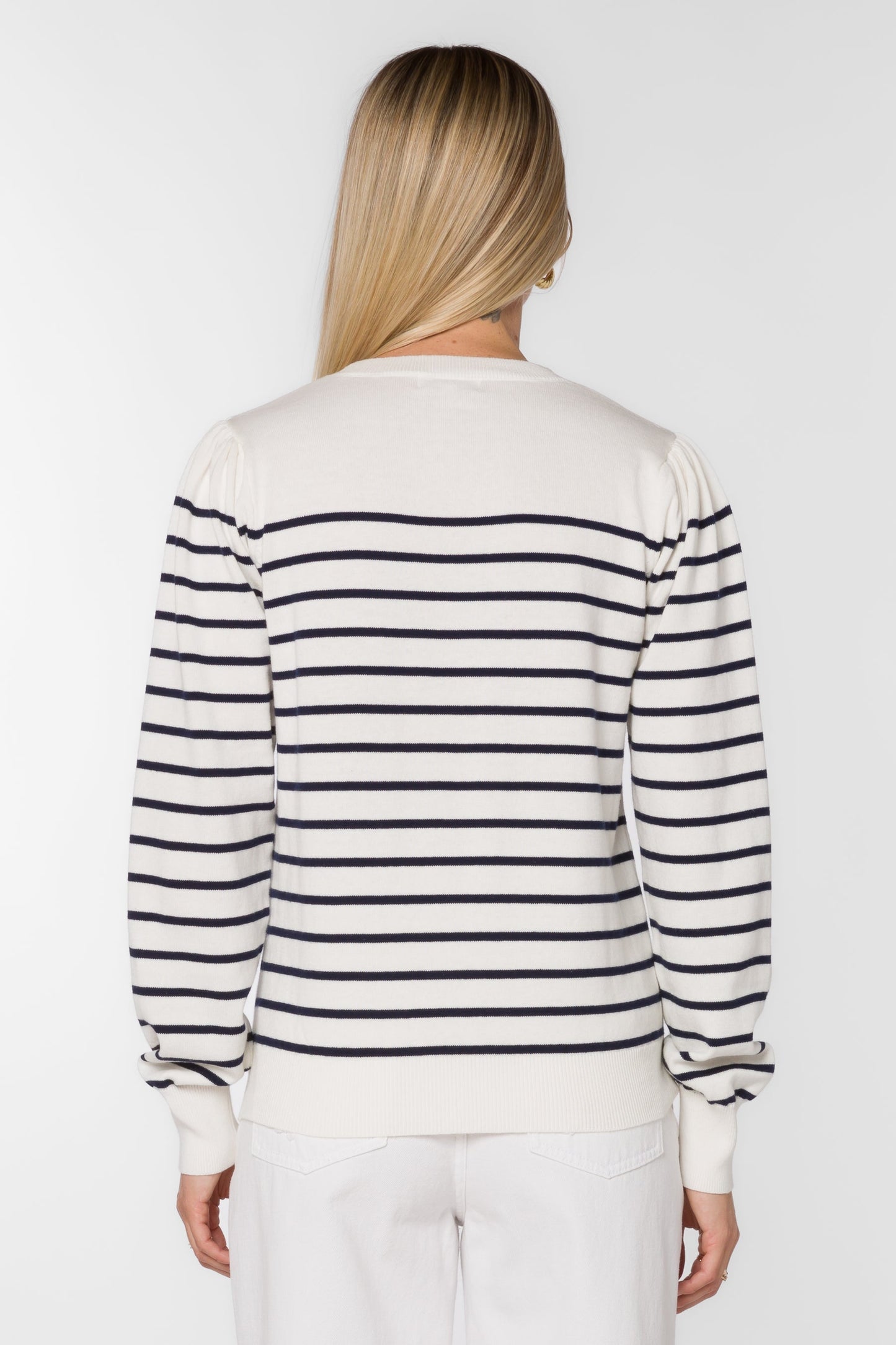 SERISSA NAVY STRIPE SWEATER