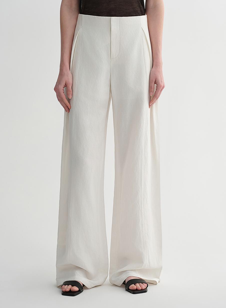 Summer Mulberry Silk Linen Pants