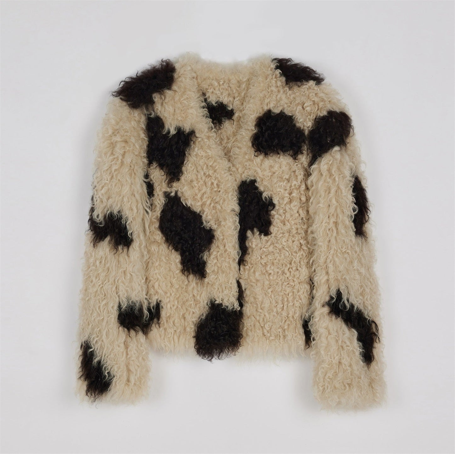 Fragrant Cream Fur Jacket