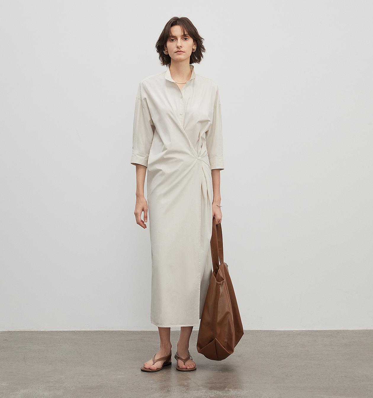 Origami Narrative Wrap Dress