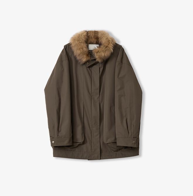 Removable Fox Fur Parka