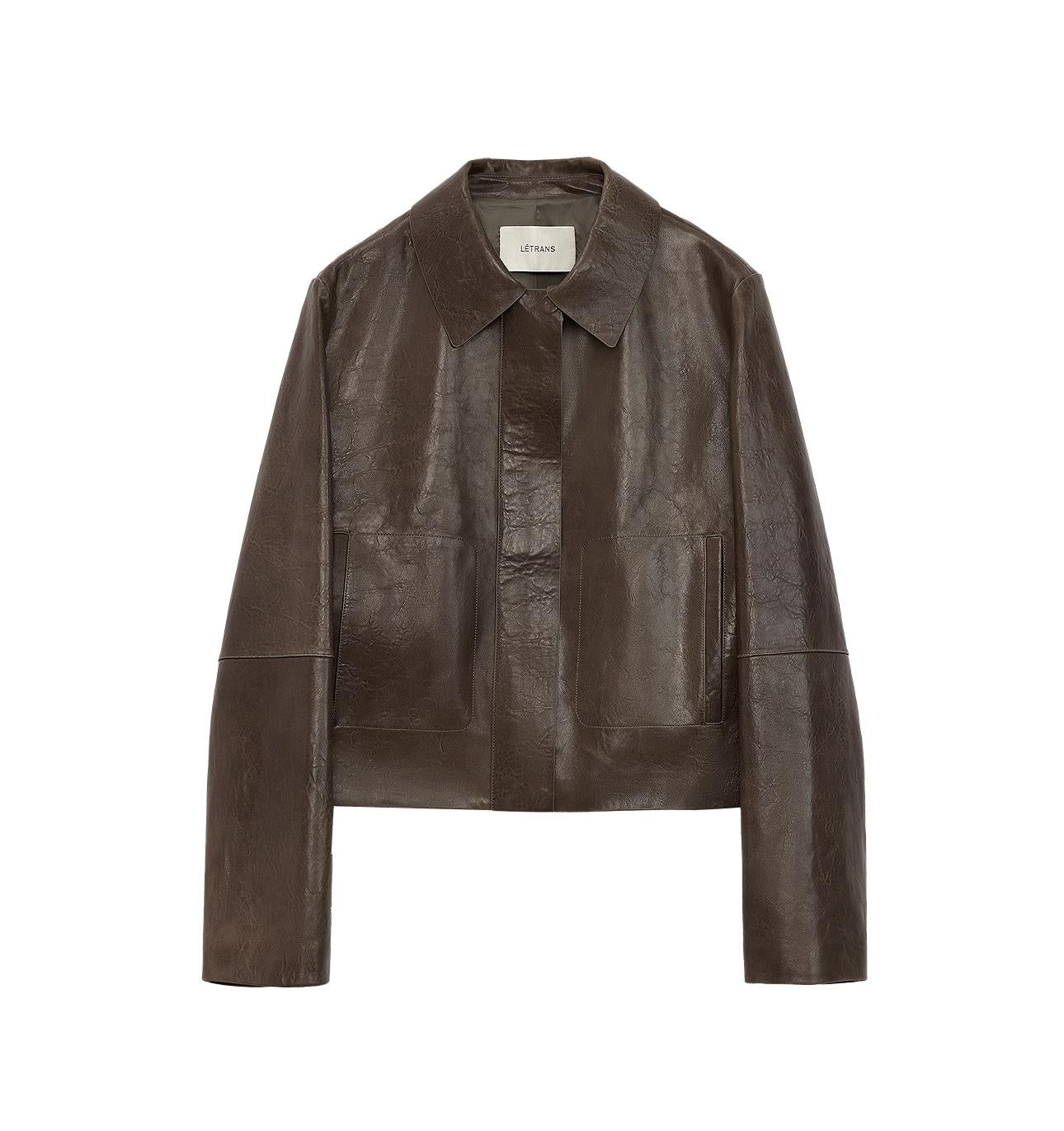 Miss Svenn Short Jacket Leather Coat Women