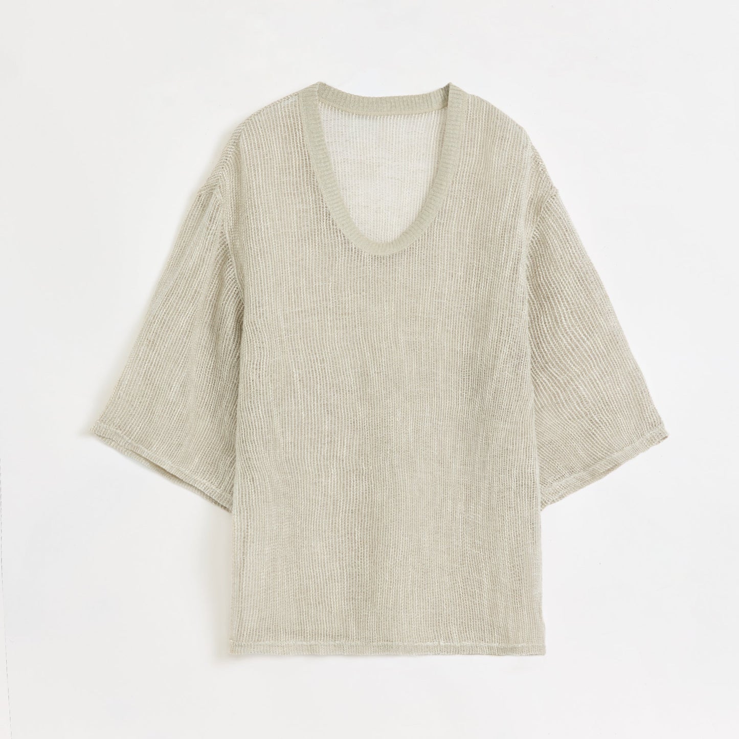 Inspiration Starts Loose U-Neck T-Shirt