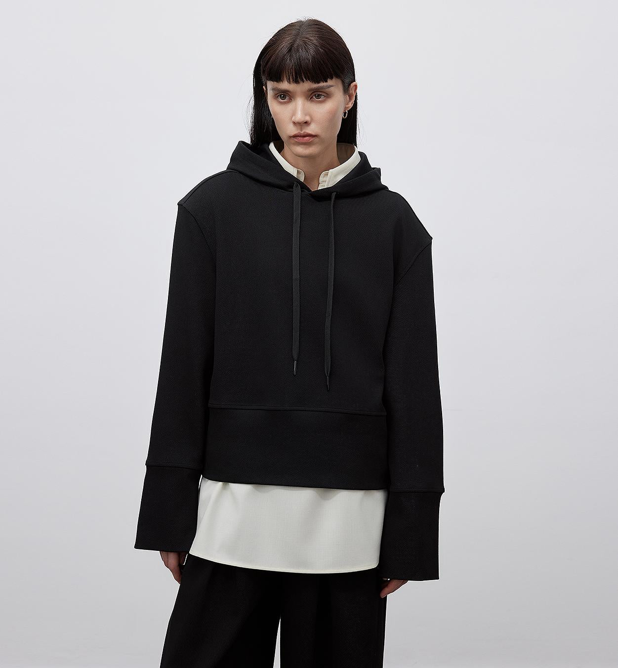 Time Travel Short Hooded Sweatshirt