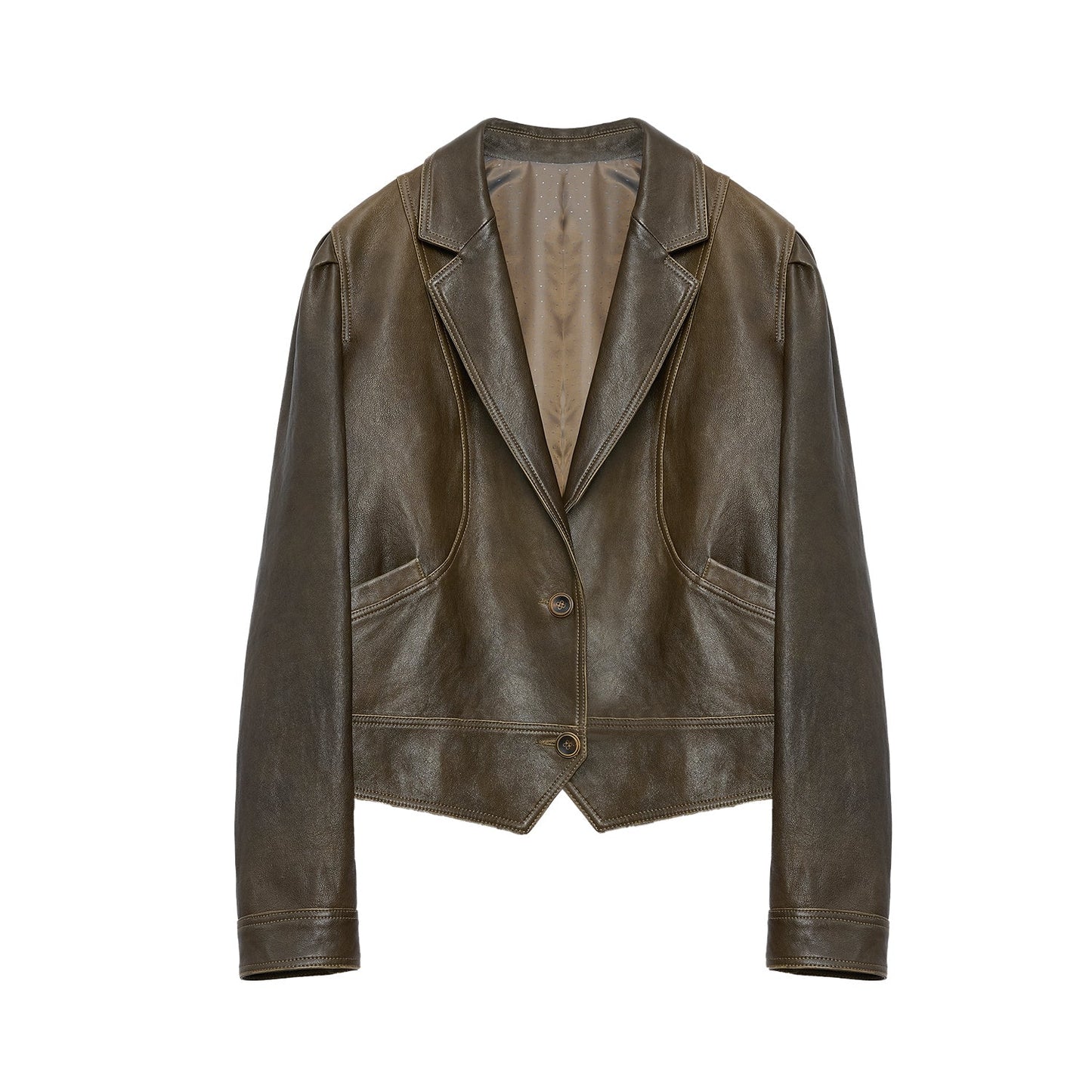 Vintage Old Stories Waxed Sheepskin Jacket