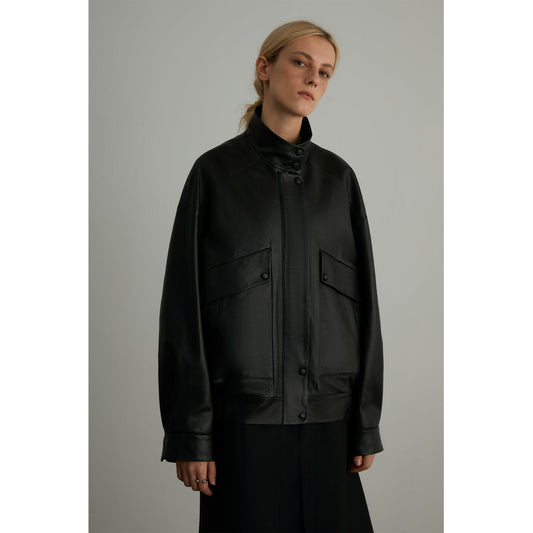 Sheep Leather Motorcycle Short Jacket Loveless Muse