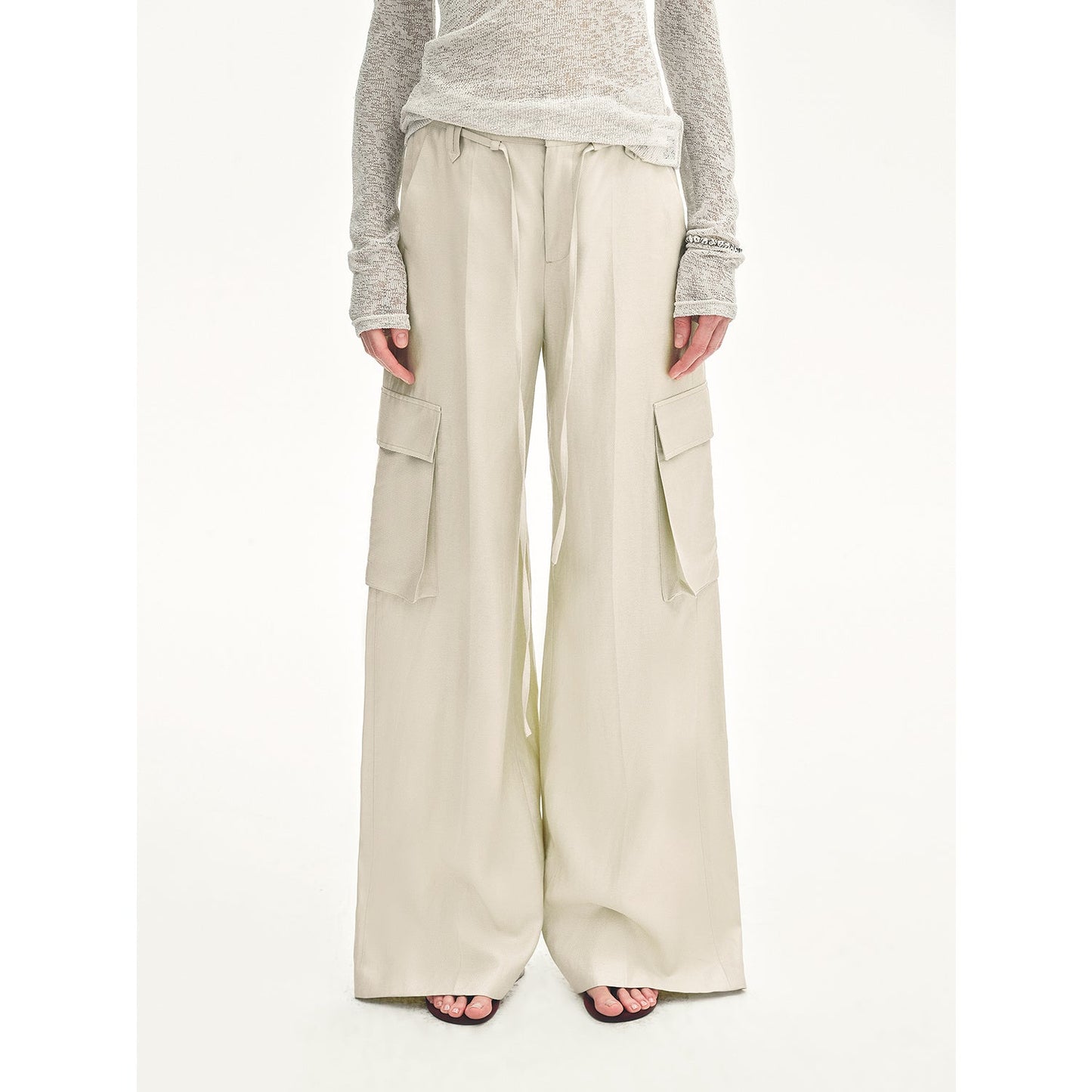 Rhythm in the Same Frequency Tencel Linen Pants