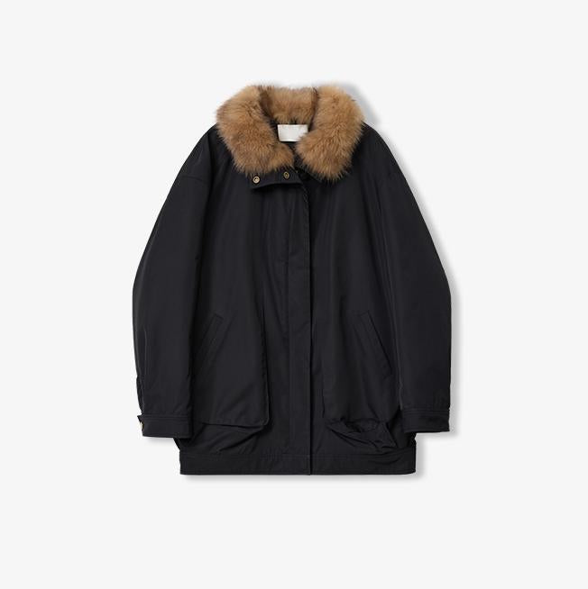 Removable Fox Fur Parka