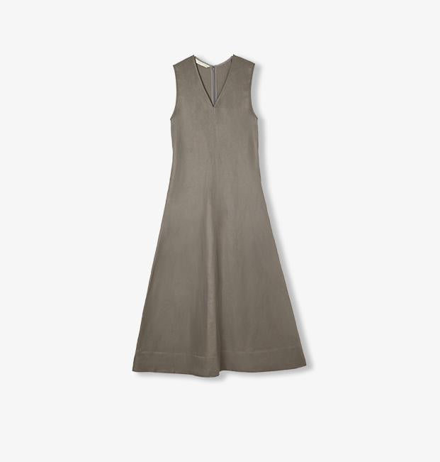 Linen Textured Anti-Wrinkle Dress