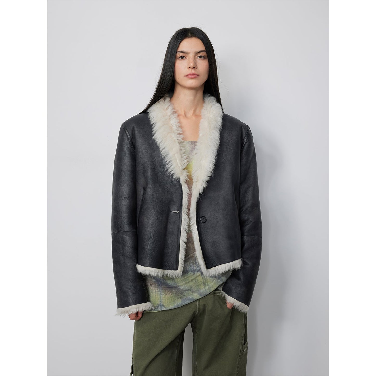 Beethoven's Night Reversible Standing Collar Coat