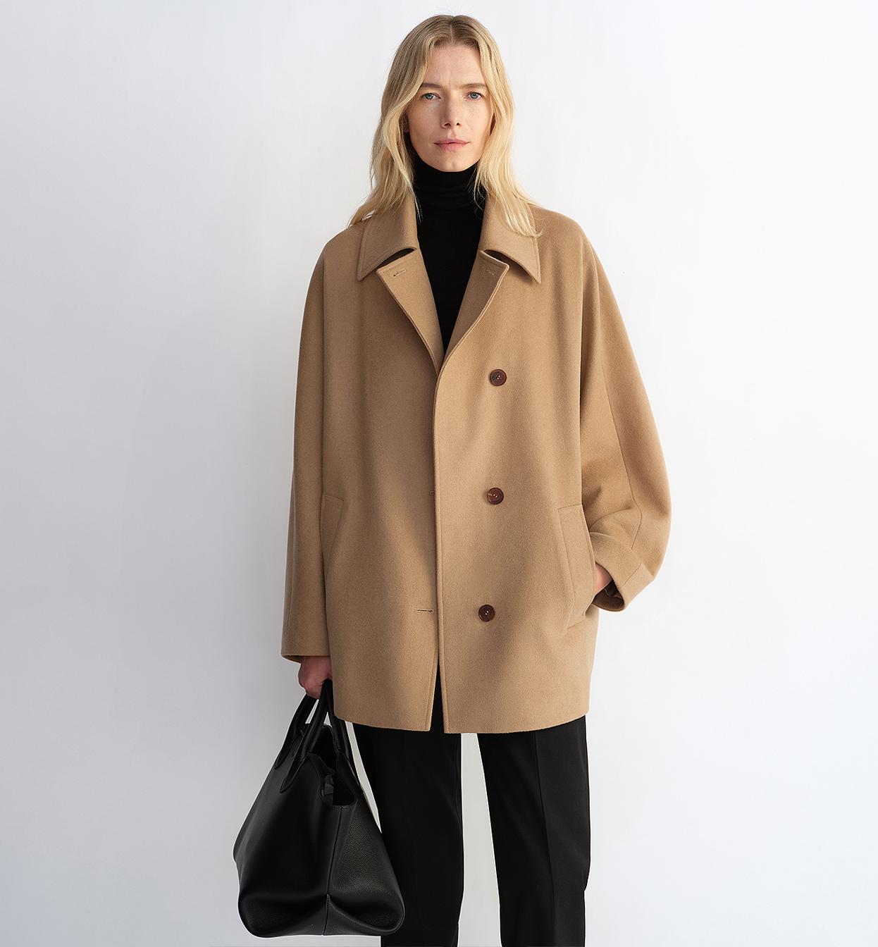 Fleeting Memories Cashmere Sheep Coat