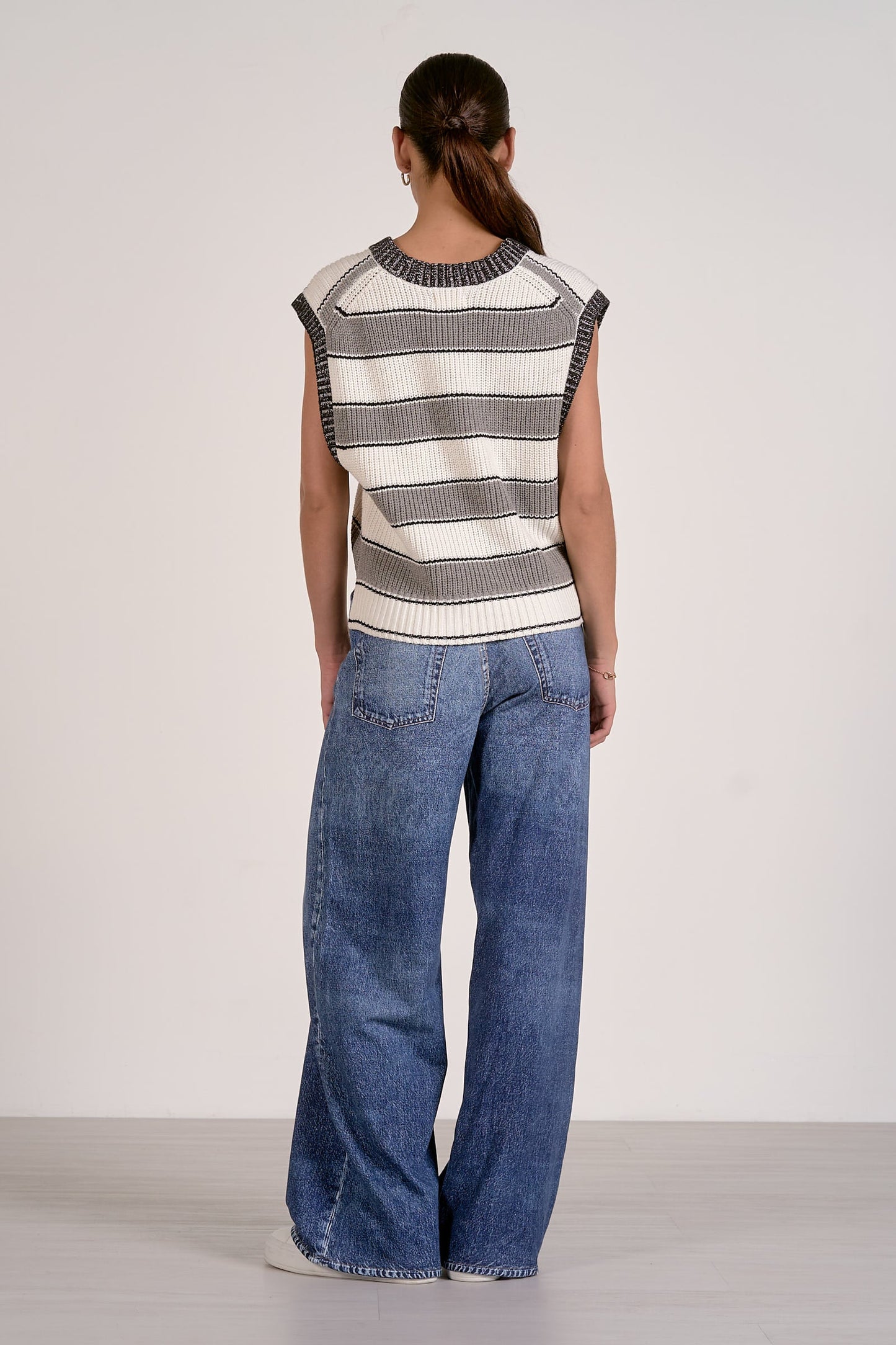 Slate Sleeveless Sweater